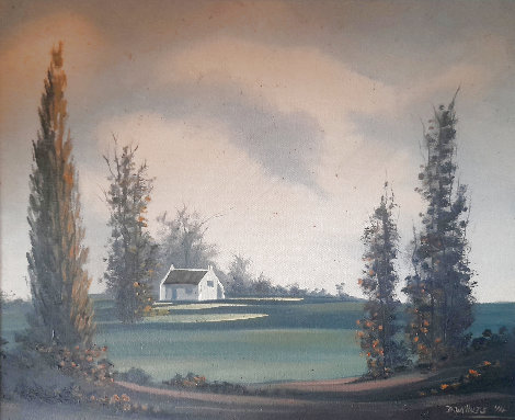 A Promise of Rain 2 2014 19x21 Original Painting - Dane Willers