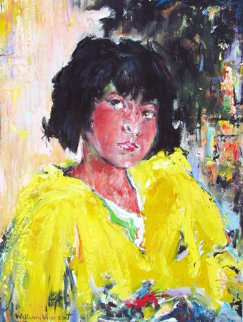 Untitled Portrait 16x12 Original Painting - William Kirkpatrick Vincent Untitled Portrait 16x12 Original Painting - William Kirkpatrick Vincent