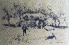 A Day in the Park 12x8 Drawing by Wilson Silsby - 0