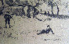 A Day in the Park 12x8 Drawing by Wilson Silsby - 2