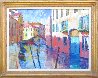 Colors in Venice 49x39 - Huge - Italy Original Painting by Connie Winters - 1