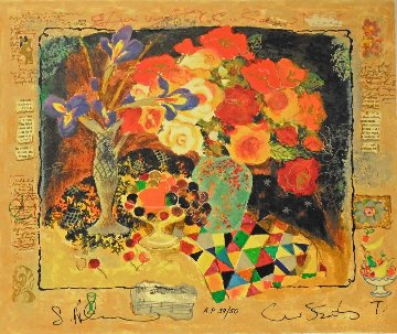 Autumn Flowers III Limited Edition Print - Tanya Wissotzky