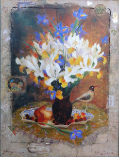 Fruits and Flowers 40x30 Huge Original Painting - Tanya Wissotzky Fruits and Flowers 40x30 Huge Original Painting - Tanya Wissotzky