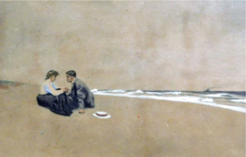 Untitiled Original Watercolor 1904 14x18 Watercolor - William Balfour Ker Untitiled Original Watercolor 1904 14x18 Watercolor - William Balfour Ker