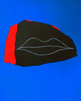 Lips 1968 Limited Edition Print - Emerson Woelffer Lips 1968 Limited Edition Print - Emerson Woelffer