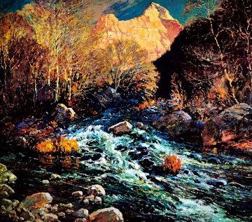 Confluence - Sedona 1994 68x68 Super Huge Original Painting - Alan Wolton Confluence - Sedona 1994 68x68 Super Huge Original Painting - Alan Wolton