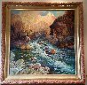 Confluence-Sedona 1994 68x68 Original Painting by Alan Wolton - 20 Confluence-Sedona 1994 68x68 Original Painting by Alan Wolton - 20