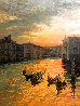 O Sole Mio - Venice 84x63 Huge - Italy Original Painting by Alan Wolton - 0