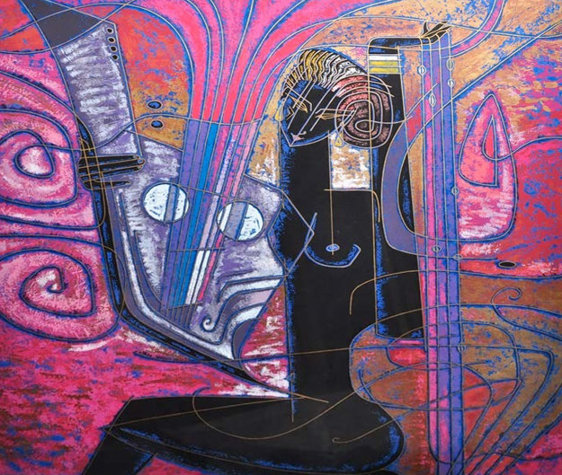 Heartsongs PP 1990 Limited Edition Print by Adrian Wong Shue Heartsongs PP 1990 Limited Edition Print by Adrian Wong Shue