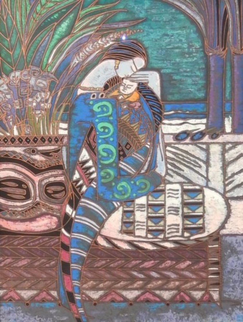 My Child, My Love 1989 Limited Edition Print by Adrian Wong Shue My Child, My Love 1989 Limited Edition Print by Adrian Wong Shue
