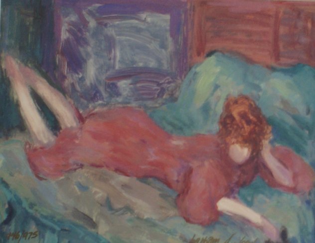 Relaxed Woman 1991 Limited Edition Print by Barbara Wood