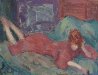 Relaxed Woman 1991 Limited Edition Print by Barbara Wood - 0