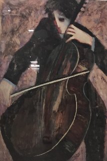 Cellist 2003 Limited Edition Print - Barbara Wood Cellist 2003 Limited Edition Print - Barbara Wood