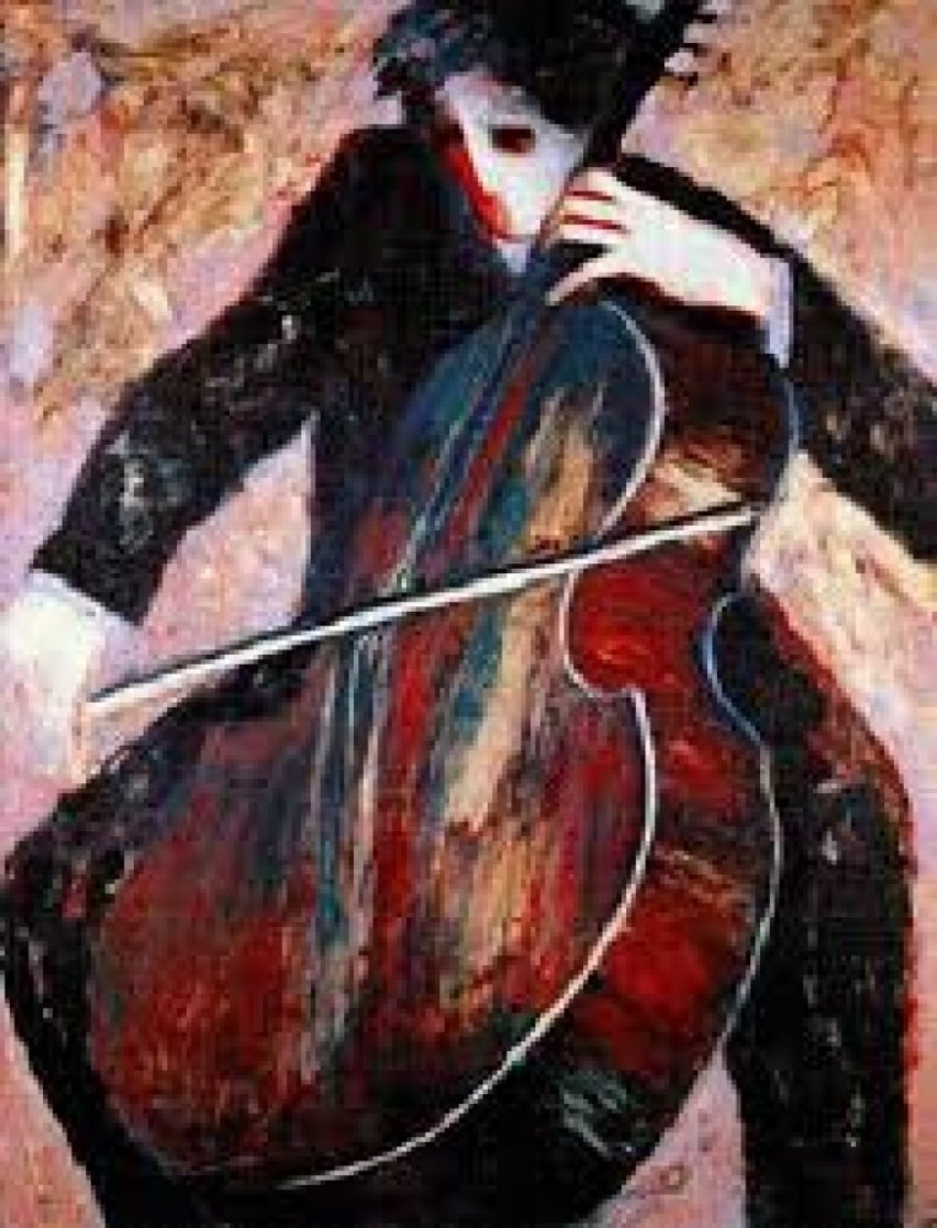 Cellist 2003 Limited Edition Print by Barbara Wood Cellist 2003 Limited Edition Print by Barbara Wood