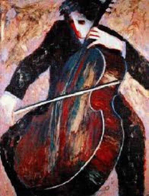 Cellist 2003 Limited Edition Print by Barbara Wood