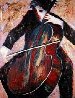 Cellist 2003 Limited Edition Print by Barbara Wood - 0
