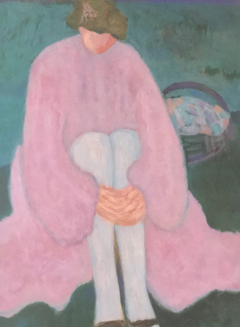 White Stockings 1986 Limited Edition Print by Barbara Wood White Stockings 1986 Limited Edition Print by Barbara Wood