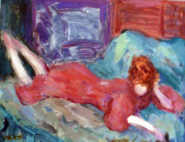 Relaxed Woman 1991 Limited Edition Print by Barbara Wood