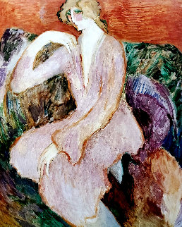 Crystal Pink 1990 Limited Edition Print - Barbara Wood Crystal Pink 1990 Limited Edition Print - Barbara Wood