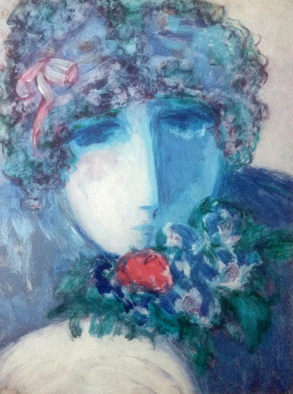 One Rose 1990 Serigraph 17x12 by Barbara Wood - For Sale on Art