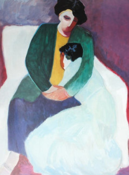 絵画 Barbara Wood Mrs. Calabash - Set of 3 Serigraphs 27x27 by Barbara Wood