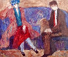Daddy's Home 1997 Embellished Limited Edition Print by Barbara Wood - 0