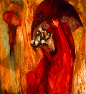 Romance 1980 44x44 Super Huge Original Painting - Barbara Wood Romance 1980 44x44 Super Huge Original Painting - Barbara Wood
