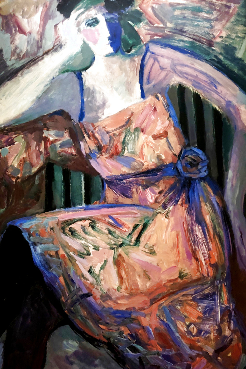 Self Portrait AP, Seriolithograph, 38x28, by Barbara Wood For Sale on