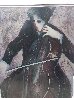 Cellist 2003 - Huge Limited Edition Print by Barbara Wood - 3