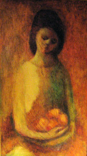 Thursdays Child 37x22 Original Painting - Barbara Wood Thursdays Child 37x22 Original Painting - Barbara Wood