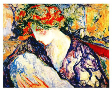 Lullabye, Pensive Woman, Cellist, and the Violinist Suite of 4 Lithographs Limited Edition Print - Barbara Wood Lullabye, Pensive Woman, Cellist, and the Violinist Suite of 4 Lithographs Limited Edition Print - Barbara Wood