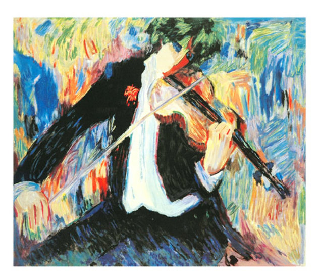 Violinist Limited Edition Print by Barbara Wood
