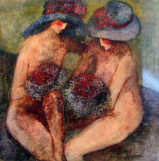 Forget Me Nots 1980 Limited Edition Print - Barbara Wood Forget Me Nots 1980 Limited Edition Print - Barbara Wood