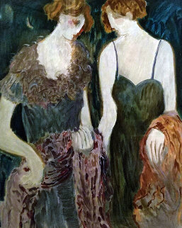 Two Sisters 1993 Limited Edition Print - Barbara Wood Two Sisters 1993 Limited Edition Print - Barbara Wood