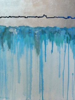 Melting Glaciers II 48x36 Super Huge Original Painting - Marjorie Wood Hamlin Melting Glaciers II 48x36 Super Huge Original Painting - Marjorie Wood Hamlin