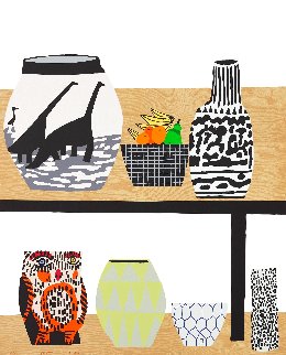 Shelf Still Life PP 2018 Limited Edition Print - Jonas Wood Shelf Still Life PP 2018 Limited Edition Print - Jonas Wood