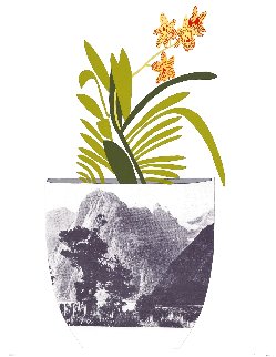 Untitled Print (Yellow) PP 2014 Limited Edition Print - Jonas Wood Untitled Print (Yellow) PP 2014 Limited Edition Print - Jonas Wood