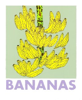 Bananas 2021 Limited Edition Print - Jonas Wood Bananas 2021 Limited Edition Print - Jonas Wood