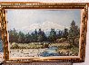 Untitled Mountain Landscape 31x43 - Huge Original Painting by Robert Wood - 1