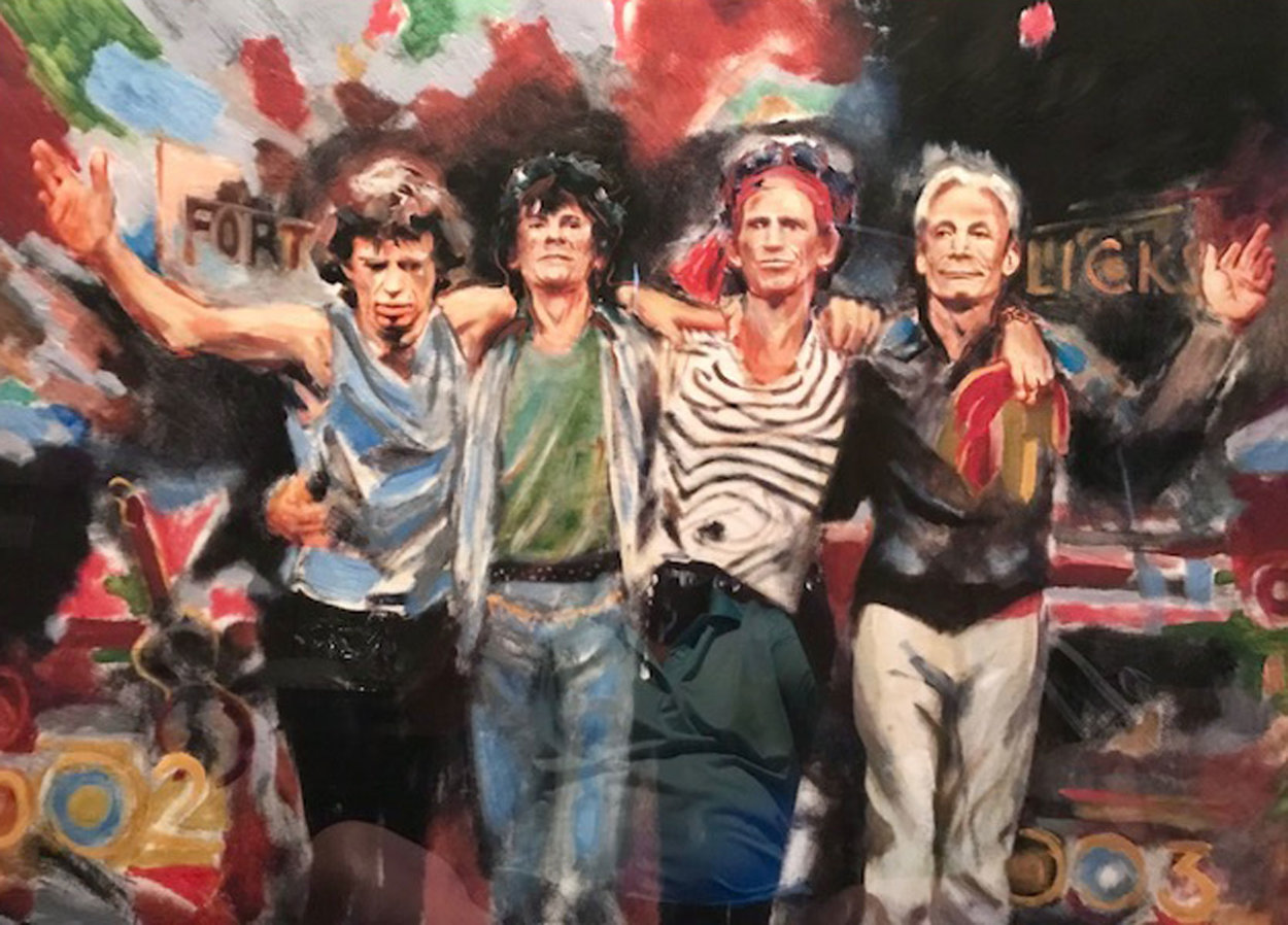 Forty Licks 1996 Limited Edition Print by Ronnie Wood (Rolling Stones) Forty Licks 1996 Limited Edition Print by Ronnie Wood (Rolling Stones)