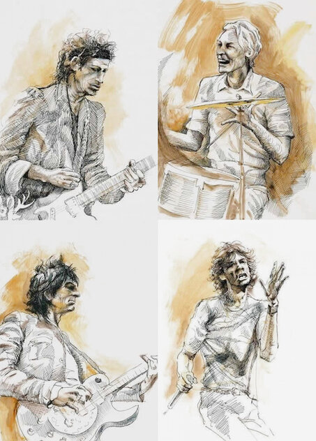 Rod and Ronnie by Ronnie Wood (Rolling Stones) - For Sale on Art