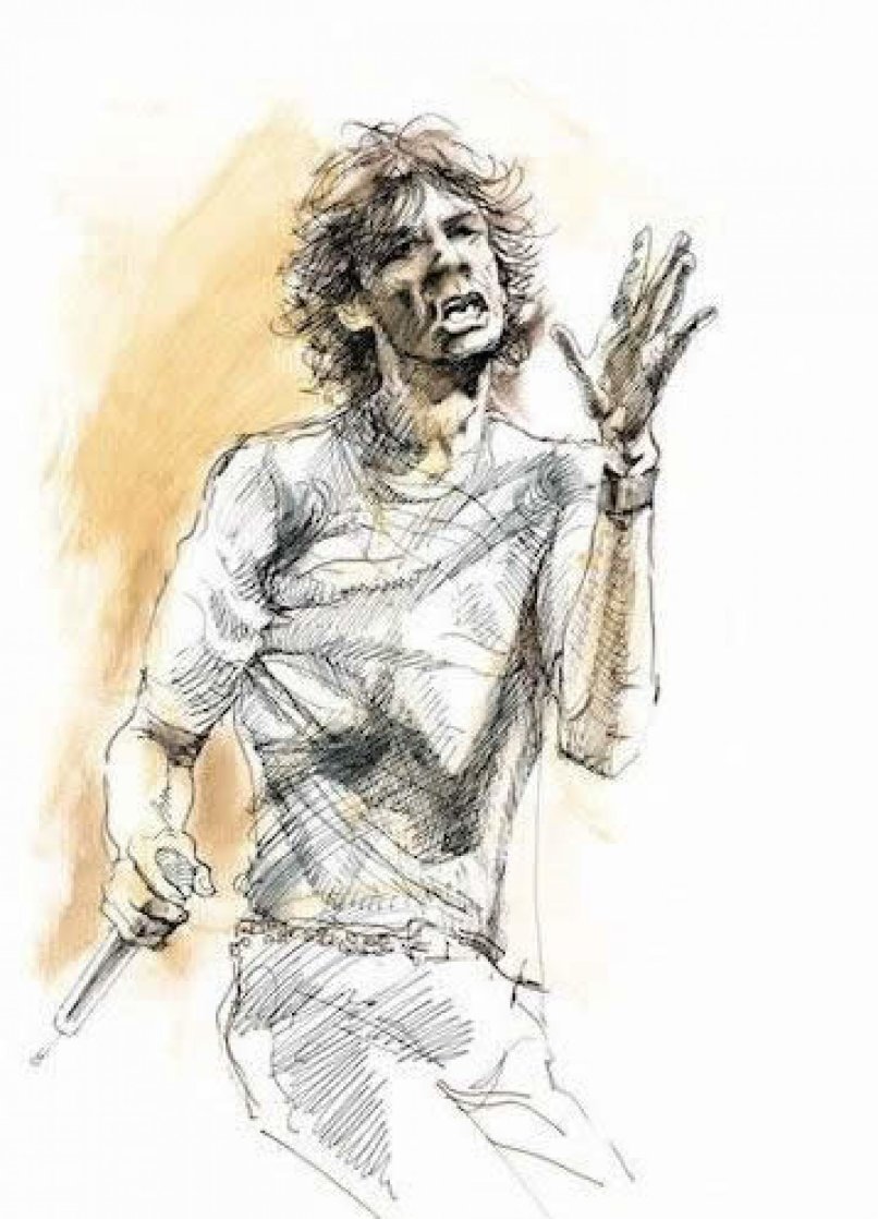Live Studies Suite of Four 2000 Limited Edition Print by Ronnie Wood (Rolling Stones) Live Studies Suite of Four 2000 Limited Edition Print by Ronnie Wood (Rolling Stones)
