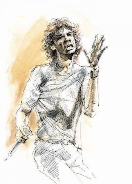 Live Studies Suite of Four 2000 Limited Edition Print by Ronnie Wood (Rolling Stones)