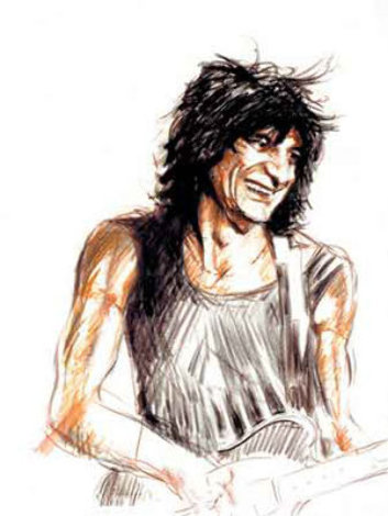 Voodoo Ronnie Limited Edition Print - Ronnie Wood (Rolling Stones)