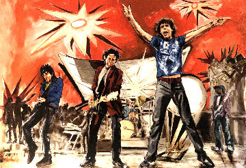 Bigger Bang Red Limited Edition Print - Ronnie Wood (Rolling Stones) Bigger Bang Red Limited Edition Print - Ronnie Wood (Rolling Stones)