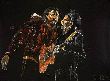Portrait in Black - Pretty Beat Up 2005 Limited Edition Print - Ronnie Wood (Rolling Stones) Portrait in Black - Pretty Beat Up 2005 Limited Edition Print - Ronnie Wood (Rolling Stones)