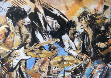 British Celebrity Music Artist Ronnie Wood Of The Rolling Stones