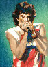 Mick With Harmonica II 2004 Limited Edition Print by Ronnie Wood (Rolling Stones) - 0