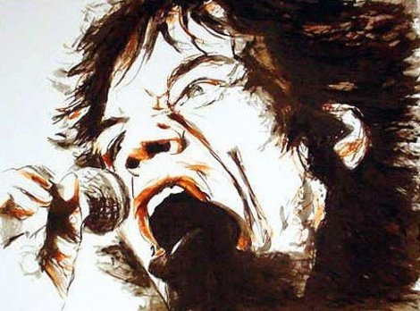 Voodoo Mick 1996 Limited Edition Print - Ronnie Wood (Rolling Stones)