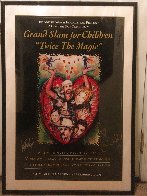 Twice the Magic Poster 1996 HS By Wood and Agassi Limited Edition Print by Ronnie Wood (Rolling Stones) - 1 Twice the Magic Poster 1996 HS By Wood and Agassi Limited Edition Print by Ronnie Wood (Rolling Stones) - 1